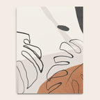 Minimal Abstract Art- Monstera Notebook Gallery Image 4