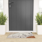 Minimal Abstract Art- Monstera Welcome Mat Gallery Image 3