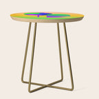 Tuscan  Landscape - Ombre Colors Minimalist Modern Abstract Iluustration  Side Table Gallery Image 1