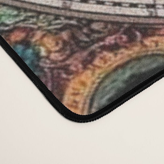 Gorgeous Old World Geographical Map Desk Mat Gallery Image 4
