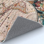Gorgeous Old World Geographical Map Rug Gallery Image 4