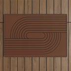 Oval Lines Abstract XXVI Outdoor Rug Gallery Image 1