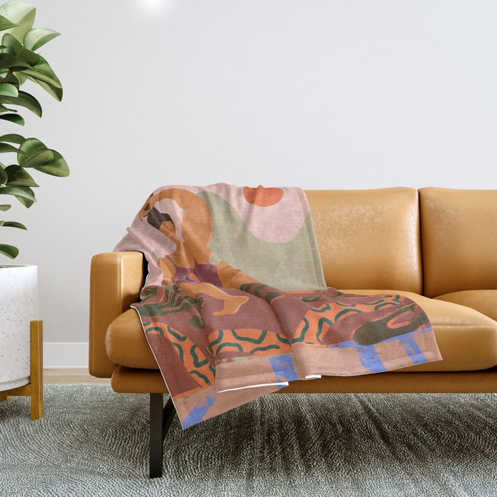 Dear Body Throw Blanket Gallery Image 1