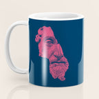 MARCUS AURELIUS ANTONINUS AUGUSTUS / prussian blue / vivid red Coffee Mug Gallery Image 3