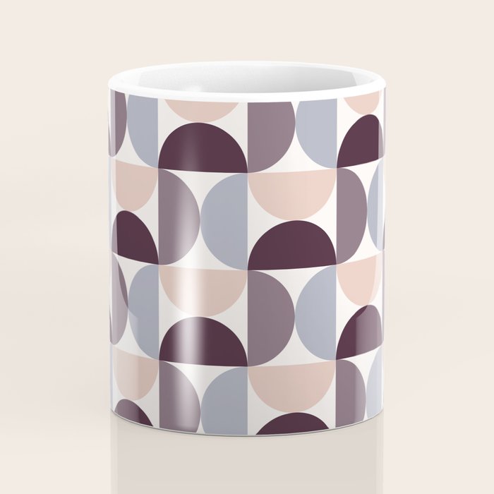 Bauhaus Mid Century Modern Geometric Pattern XIV Coffee Mug Gallery Image 4