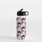 Bauhaus Mid Century Modern Geometric Pattern XIV Water Bottle Gallery Image 1