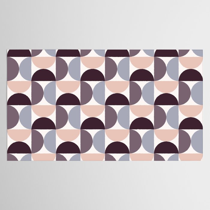 Bauhaus Mid Century Modern Geometric Pattern XIV Tablecloth Gallery Image 2