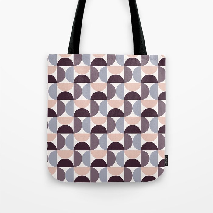 Bauhaus Mid Century Modern Geometric Pattern XIV Tote Bag Gallery Image 1