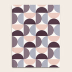 Bauhaus Mid Century Modern Geometric Pattern XIV Notebook Gallery Image 4