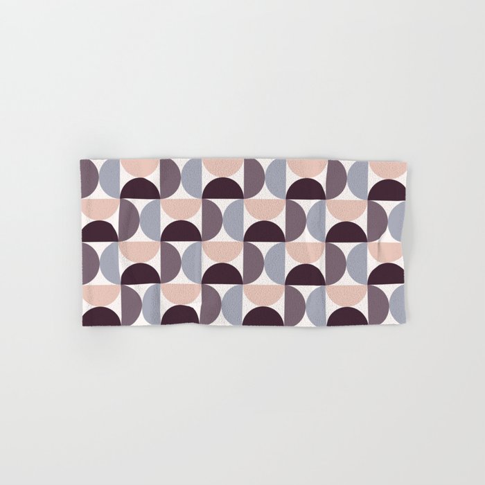 Bauhaus Mid Century Modern Geometric Pattern XIV Bath Towel Gallery Image 1