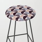 Bauhaus Mid Century Modern Geometric Pattern XIV Stool Gallery Image 2