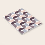Bauhaus Mid Century Modern Geometric Pattern XIV Notebook Gallery Image 3