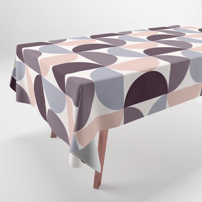 Bauhaus Mid Century Modern Geometric Pattern XIV Tablecloth Gallery Image 1