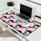 Bauhaus Mid Century Modern Geometric Pattern XIV Desk Mat Gallery Image 2