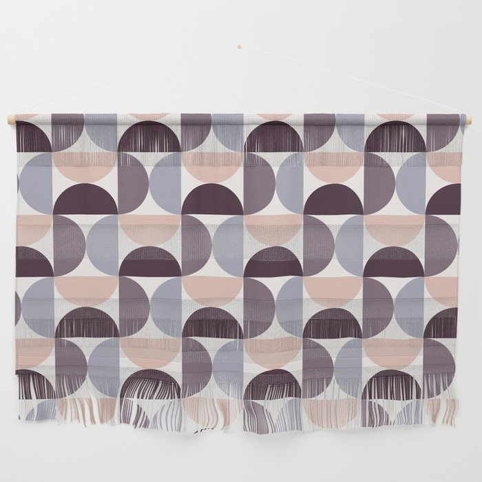 Bauhaus Mid Century Modern Geometric Pattern XIV Wall Hanging Gallery Image 1