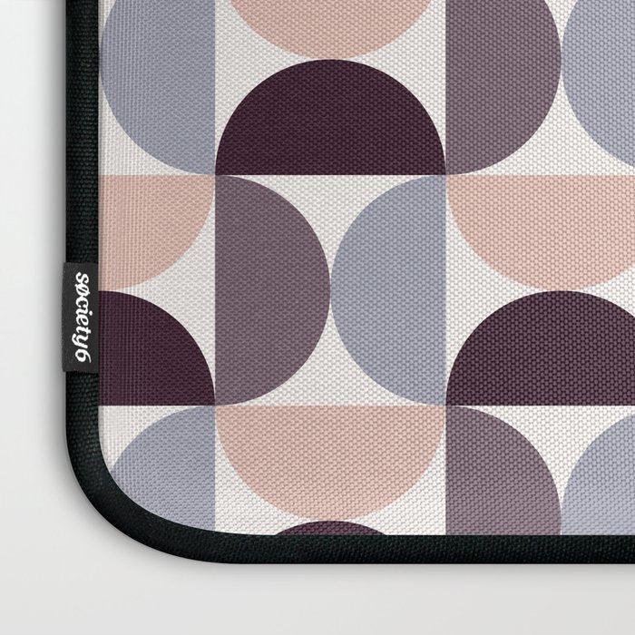 Bauhaus Mid Century Modern Geometric Pattern XIV Laptop Sleeve Gallery Image 3