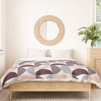 Bauhaus Mid Century Modern Geometric Pattern XIV Duvet Cover Gallery Image 3