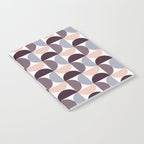 Bauhaus Mid Century Modern Geometric Pattern XIV Notebook Gallery Image 2
