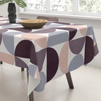 Bauhaus Mid Century Modern Geometric Pattern XIV Tablecloth Gallery Image 3