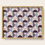 Bauhaus Mid Century Modern Geometric Pattern XIV Serving Tray Gallery Image 1