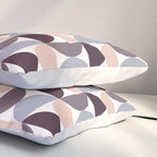 Bauhaus Mid Century Modern Geometric Pattern XIV Pillow Sham Gallery Image 3