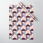 Bauhaus Mid Century Modern Geometric Pattern XIV Wrapping Paper Gallery Image 1