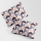 Bauhaus Mid Century Modern Geometric Pattern XIV Pillow Sham Gallery Image 3