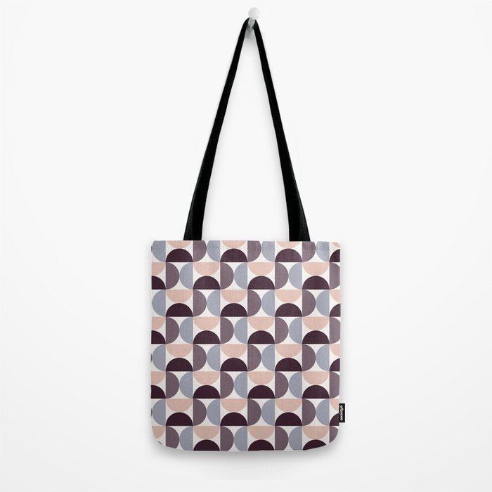 Bauhaus Mid Century Modern Geometric Pattern XIV Tote Bag Gallery Image 2