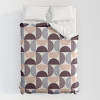 Bauhaus Mid Century Modern Geometric Pattern XIV Duvet Cover Gallery Image 6