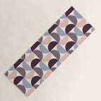 Bauhaus Mid Century Modern Geometric Pattern XIV Yoga Mat Gallery Image 1
