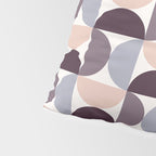 Bauhaus Mid Century Modern Geometric Pattern XIV Pillow Sham Gallery Image 4
