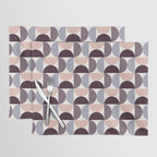 Bauhaus Mid Century Modern Geometric Pattern XIV Placemat Gallery Image 1