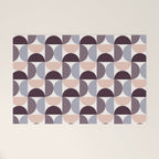 Bauhaus Mid Century Modern Geometric Pattern XIV Welcome Mat Gallery Image 1