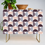 Bauhaus Mid Century Modern Geometric Pattern XIV Credenza Gallery Image 1