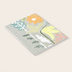 Block print spring meadow Notebook Gallery Image 3