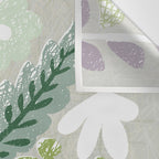 Block print spring meadow Wall Tapestry Gallery Image 3