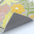 Block print spring meadow Rug Gallery Image 4