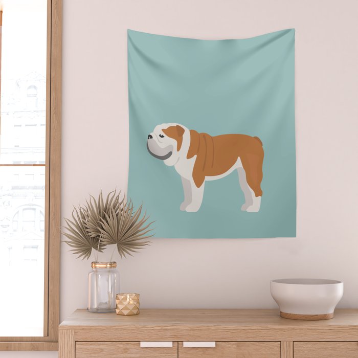 English Bulldog Wall Tapestry Gallery Image 2