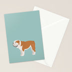 English Bulldog Stationery Card Gallery Image 2