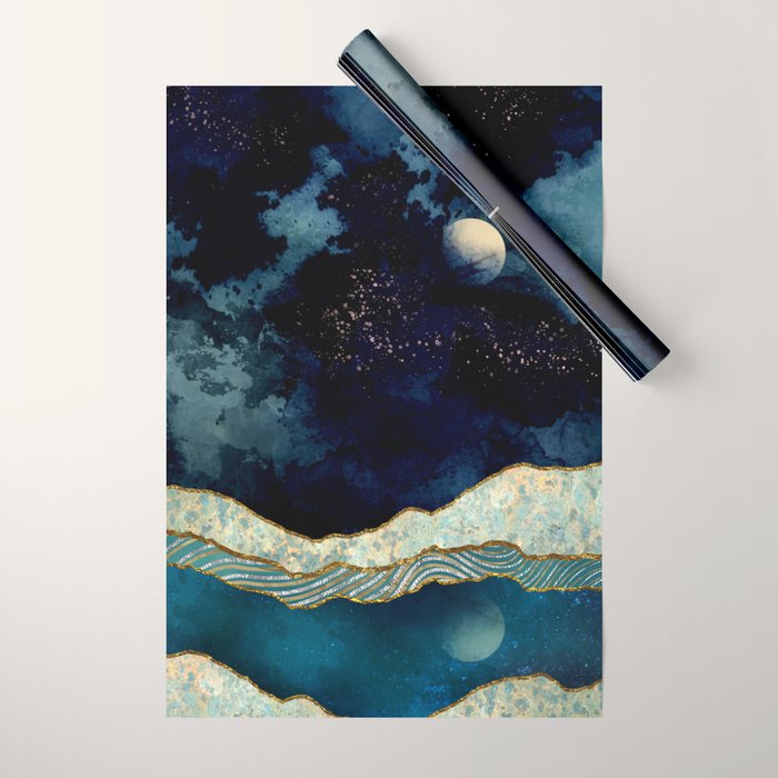 Indigo Sky Wrapping Paper Gallery Image 1