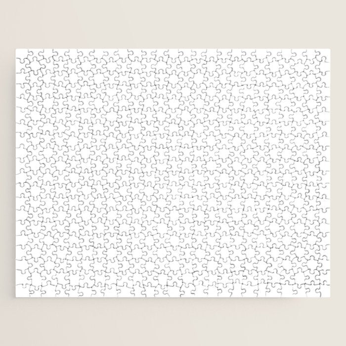 Whitest White Plain Solid  Jigsaw Puzzle Gallery Image 1