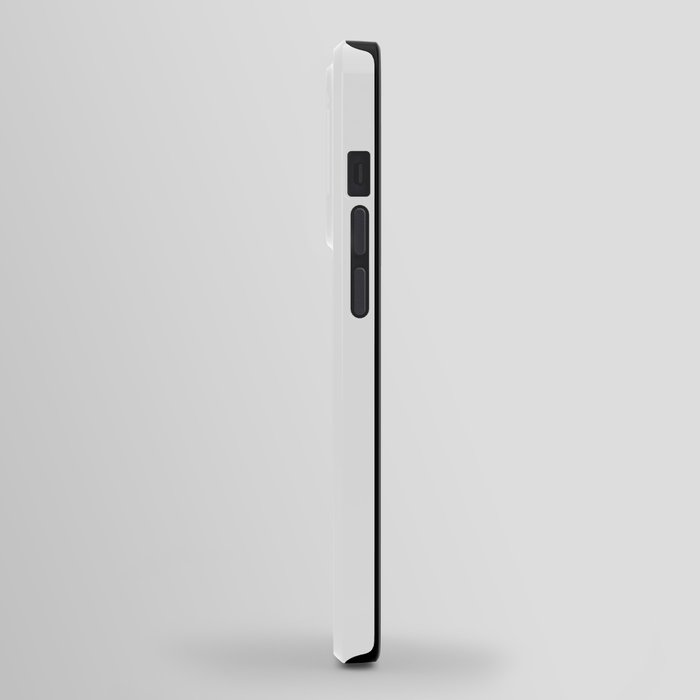 Whitest White Plain Solid  iPhone Case Gallery Image 2