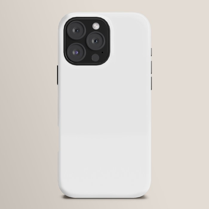 Whitest White Plain Solid  iPhone Case Gallery Image 16