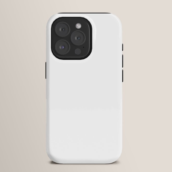 Whitest White Plain Solid  iPhone Case Gallery Image 15