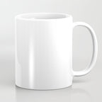 Whitest White Plain Solid  Coffee Mug Gallery Image 1