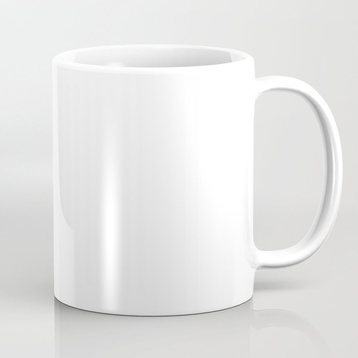 Whitest White Plain Solid  Coffee Mug Gallery Image 1