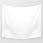 Whitest White Plain Solid  Wall Tapestry Gallery Image 4