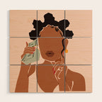 Mo' Money, No Problems Wood Wall Art Gallery Image 1