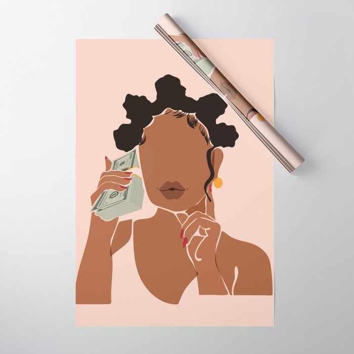 Mo' Money, No Problems Wrapping Paper Gallery Image 1
