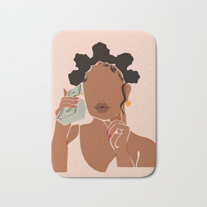 Mo' Money, No Problems Bath Mat Gallery Image 1